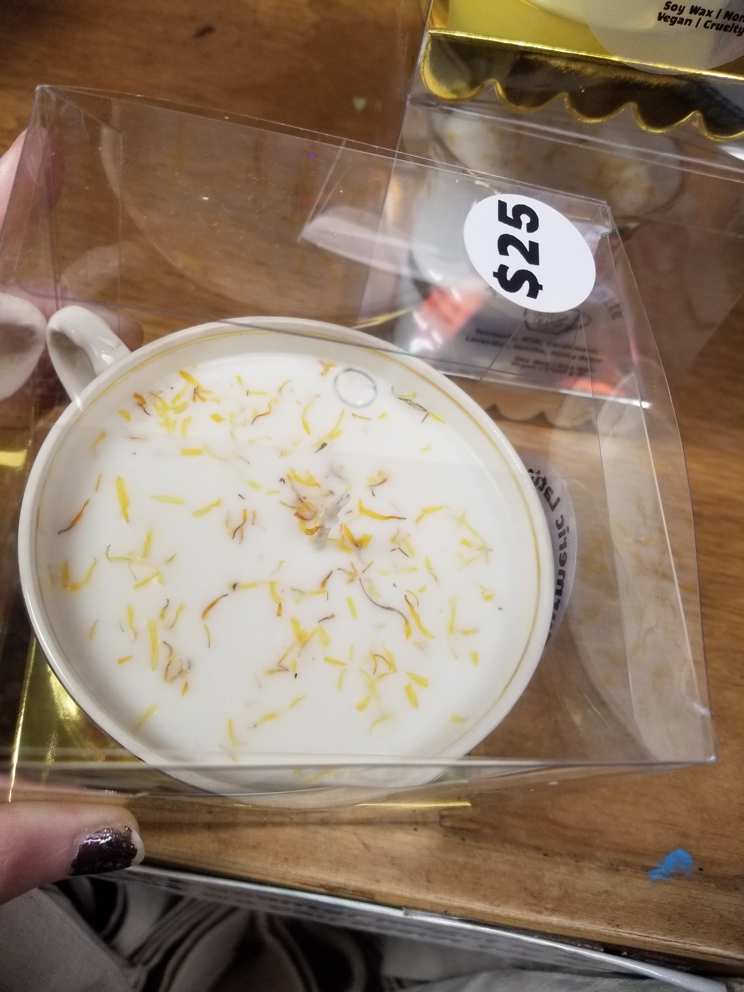 Turmeric Latte Scented CANDLE in Upcycled Mug