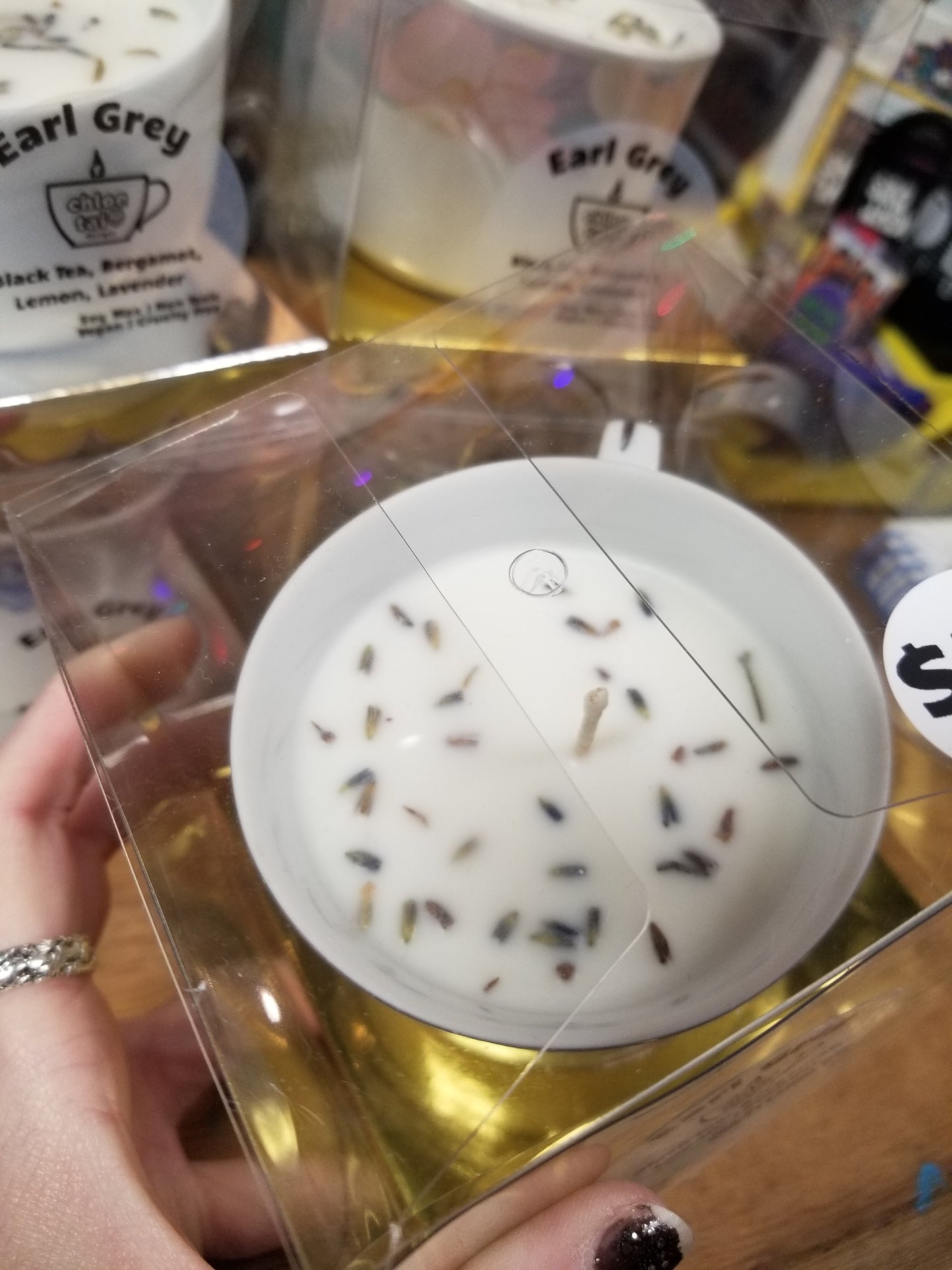 Earl Grey Scented CANDLE in Upcycled Mug