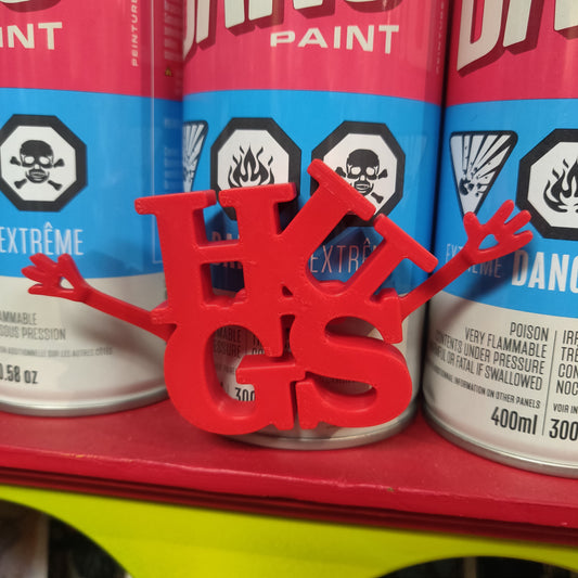 Collectible Philly HUGS Sign  MAGNET by Divij