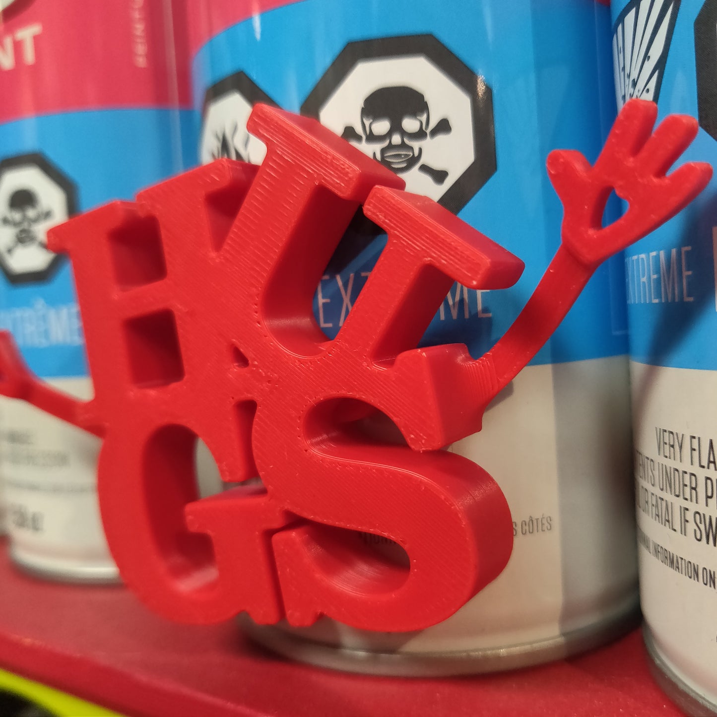 Collectible Philly HUGS Sign  MAGNET by Divij