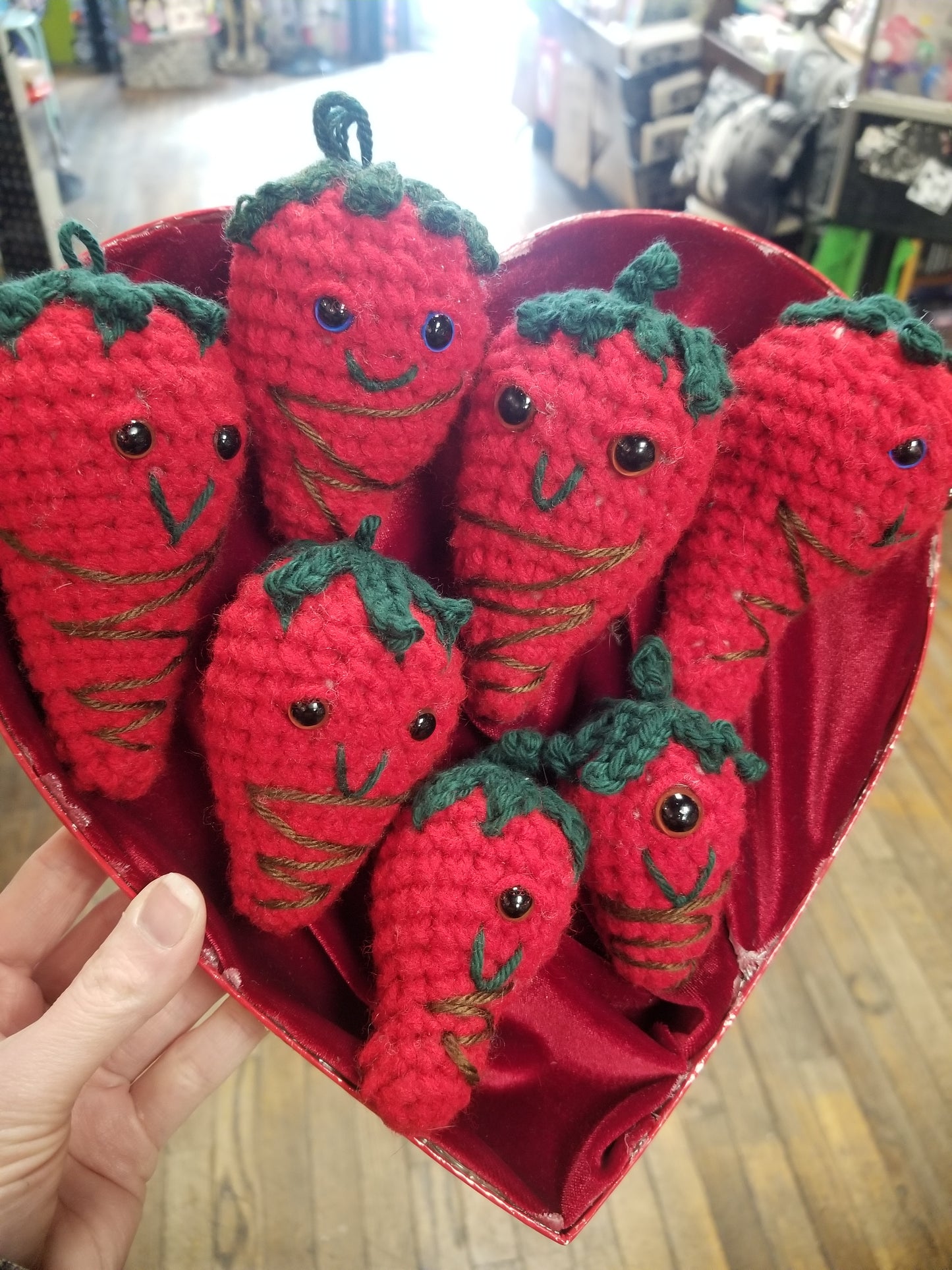 'Lil Crocheted Strawberry