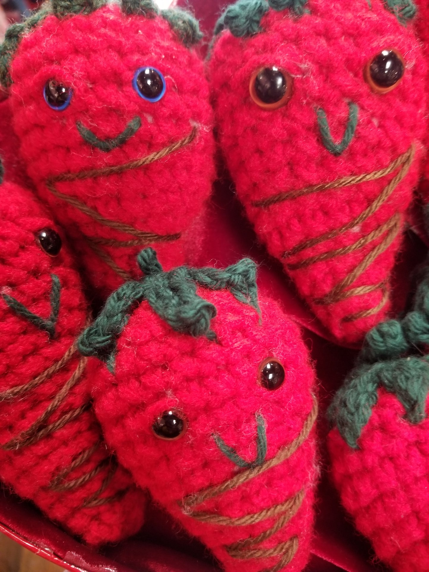 'Lil Crocheted Strawberry