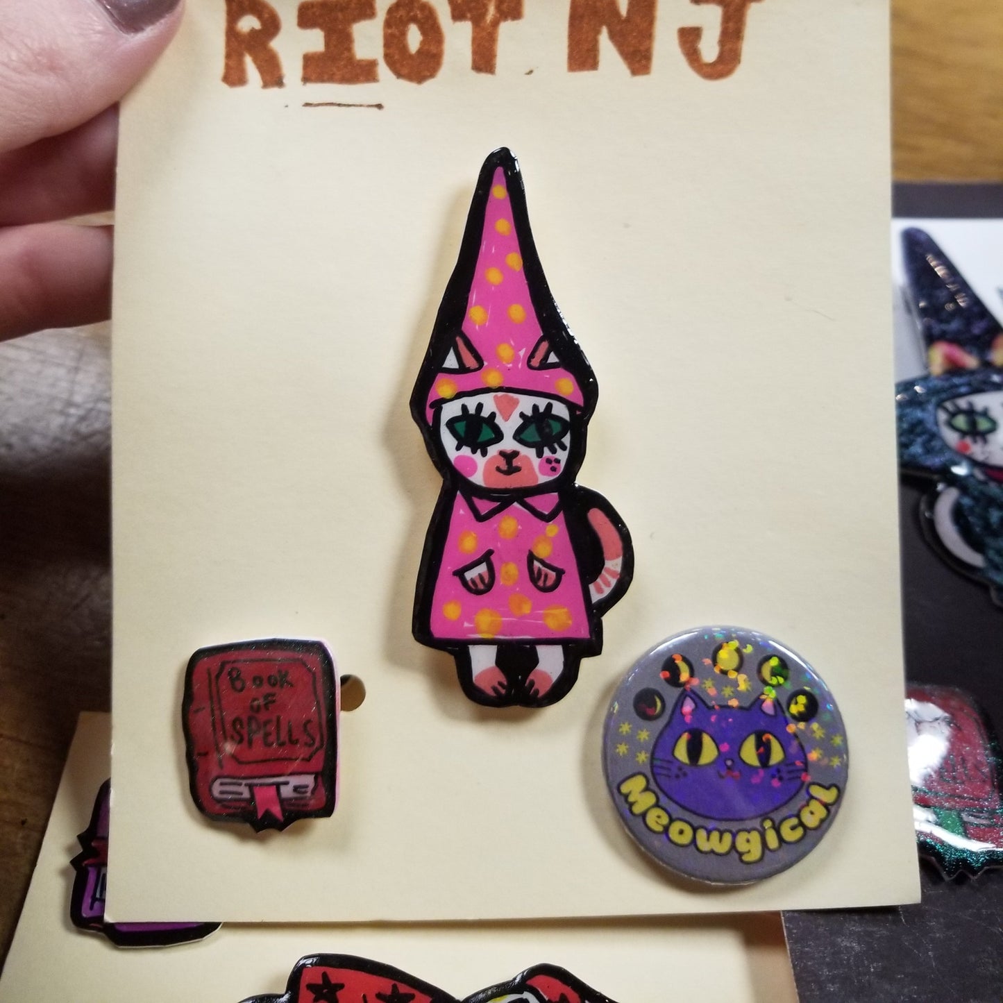 Cat Witches and Warlocks PIN PACK