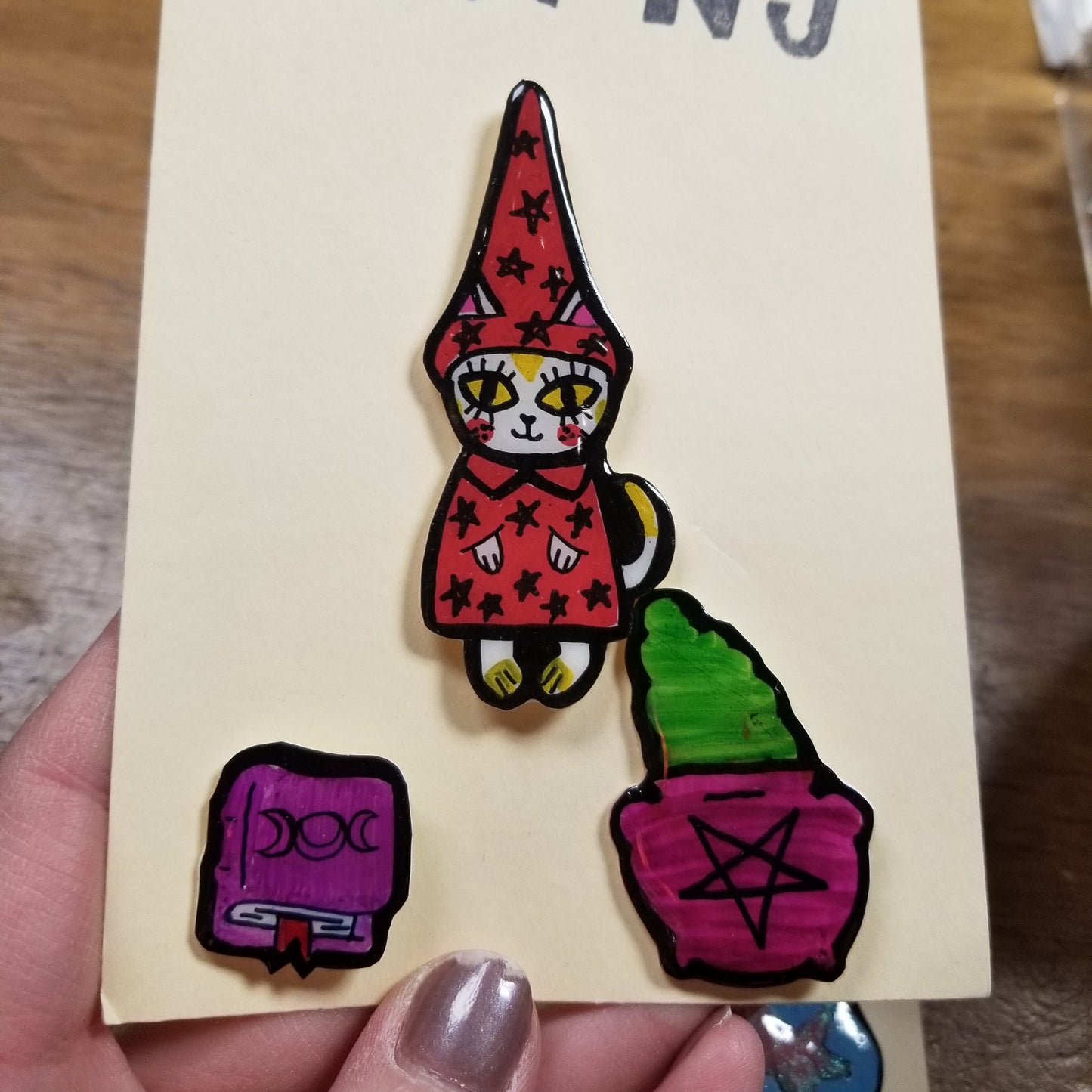 Cat Witches and Warlocks PIN PACK