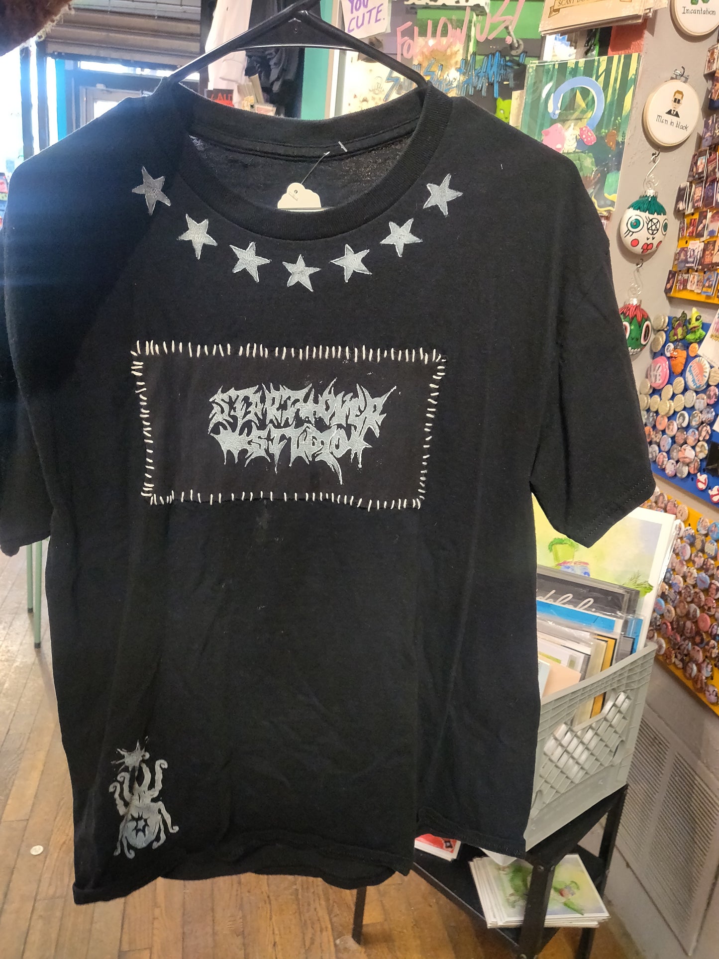 Logo Patch Upcycled T-SHiRT by Start Over Studio