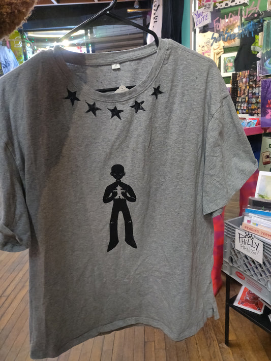 Star Body Upcycled T-SHiRT by Start Over Studio