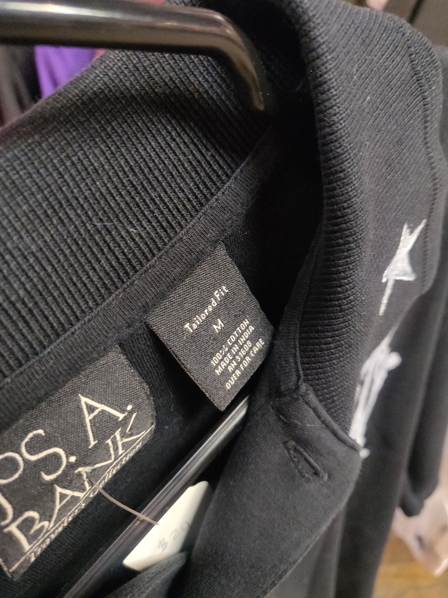 Black Beetle Upcycled POLO SHiRT by Start Over Studio