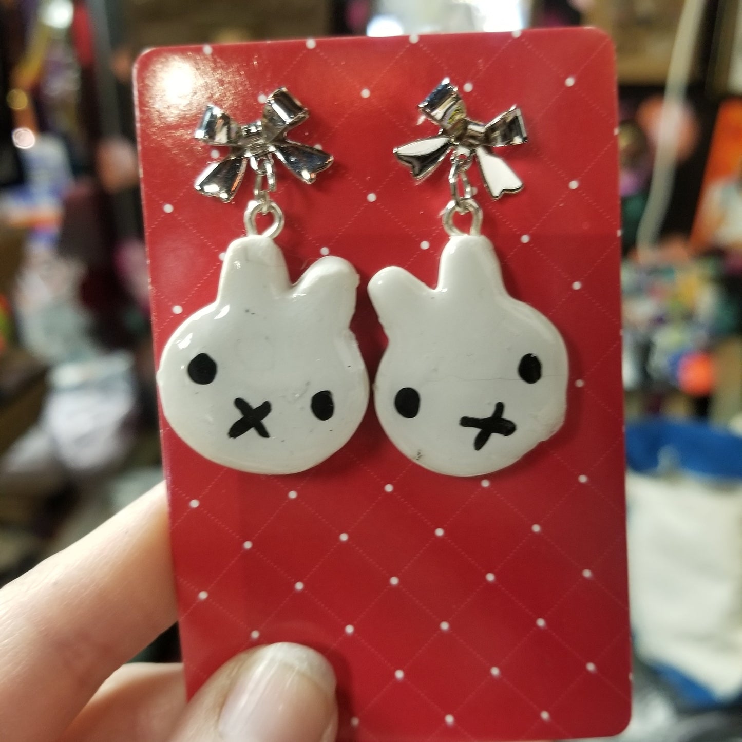 Bunnies & Bows EARRINGS by Skullduggery Studio