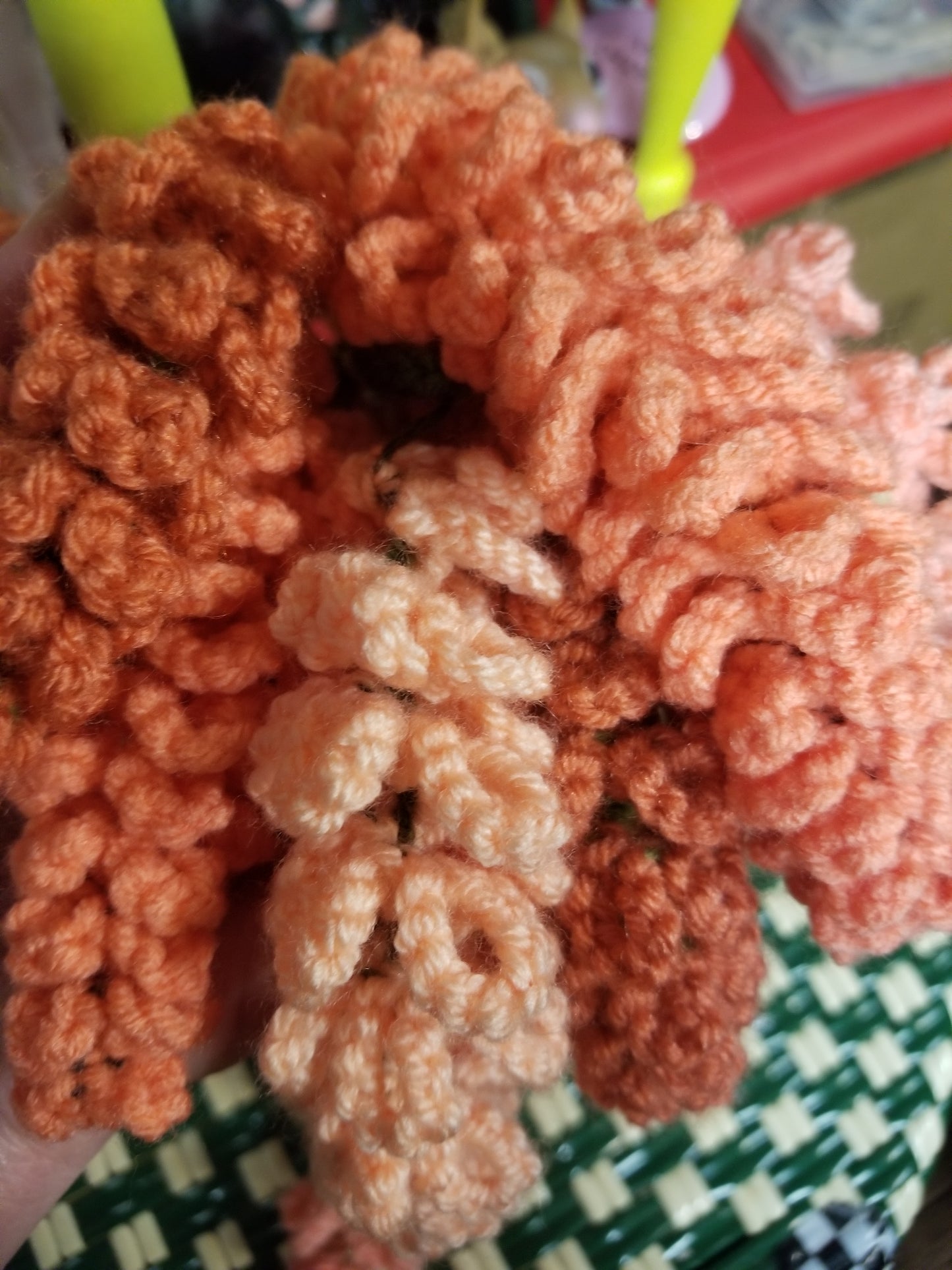 Crochet Wisteria Garland Horizontal