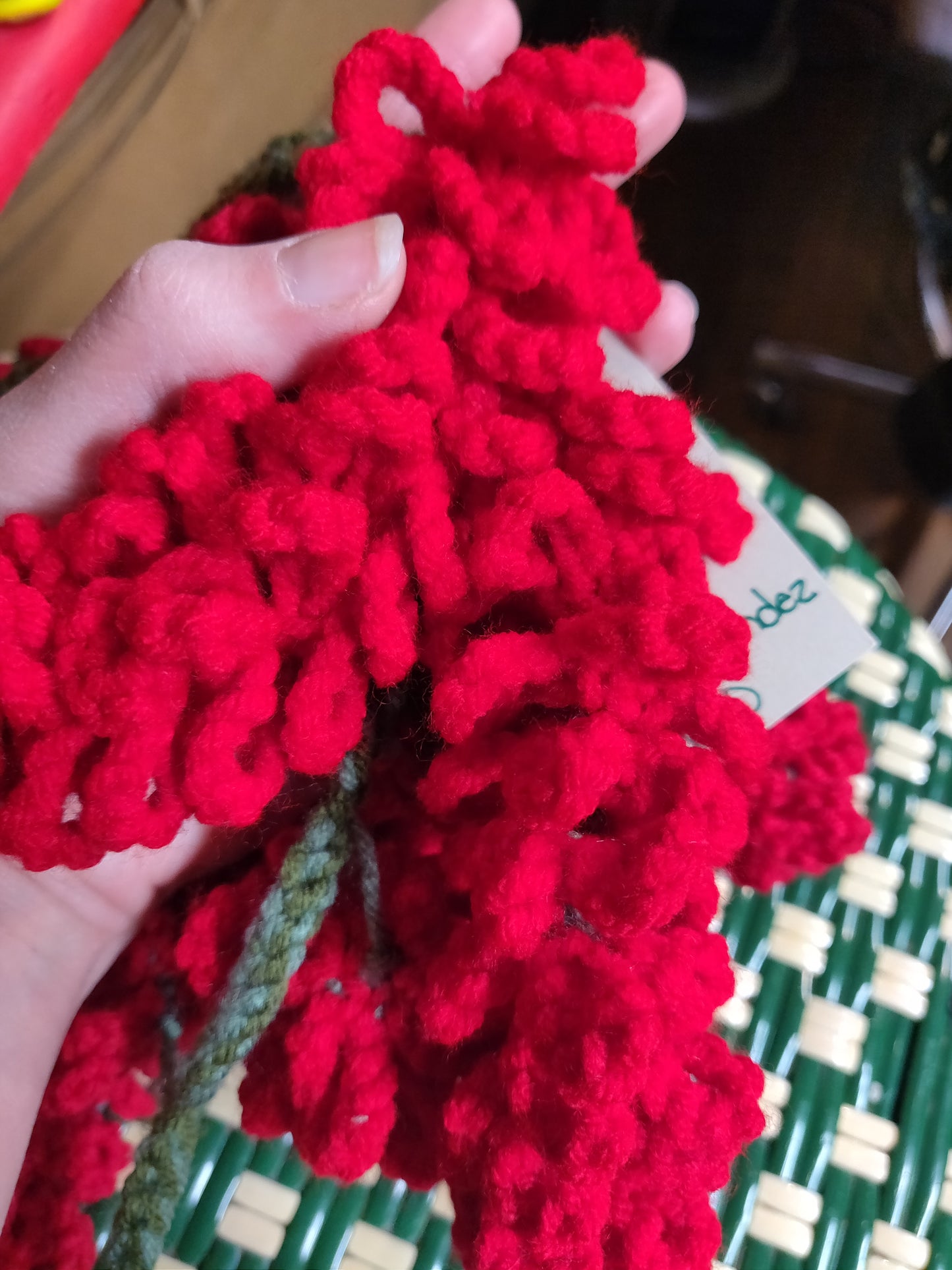 Crochet Wisteria Garland Horizontal