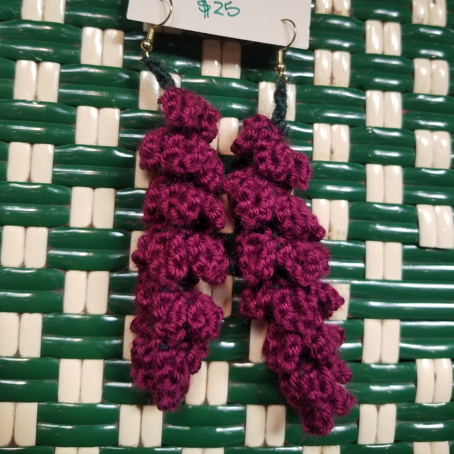Crochet Wisteria Earrings