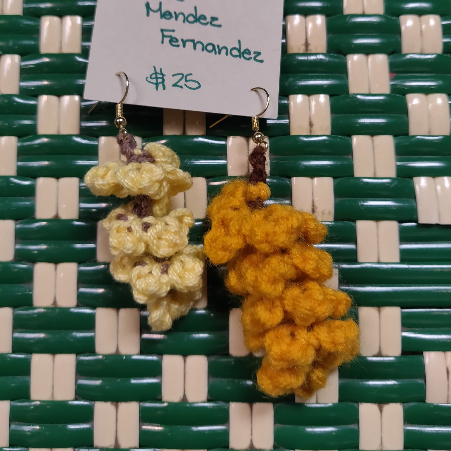 Crochet Wisteria Earrings