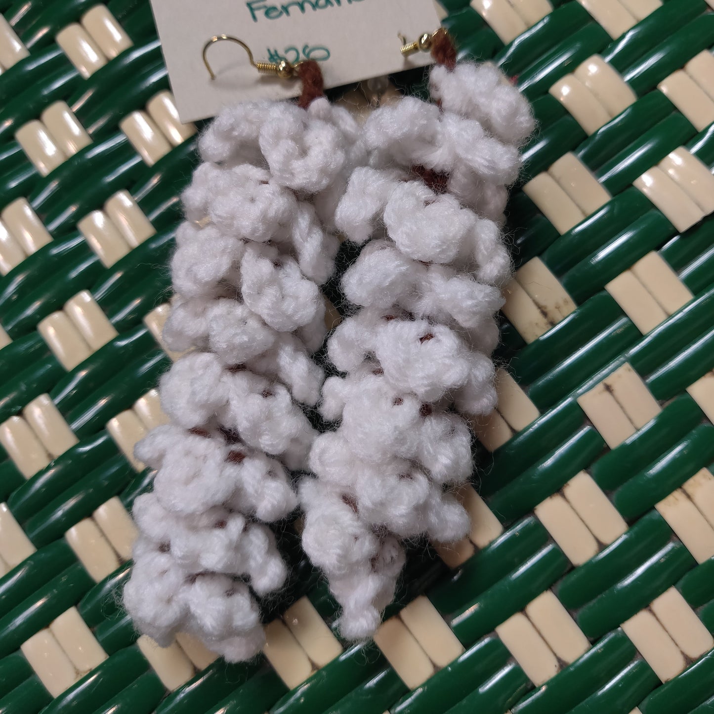 Crochet Wisteria Earrings