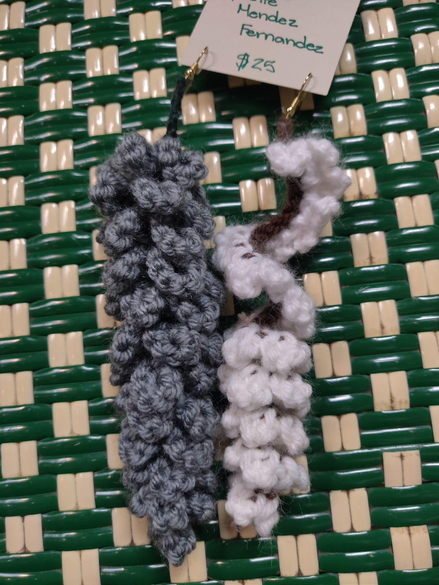 Crochet Wisteria Earrings