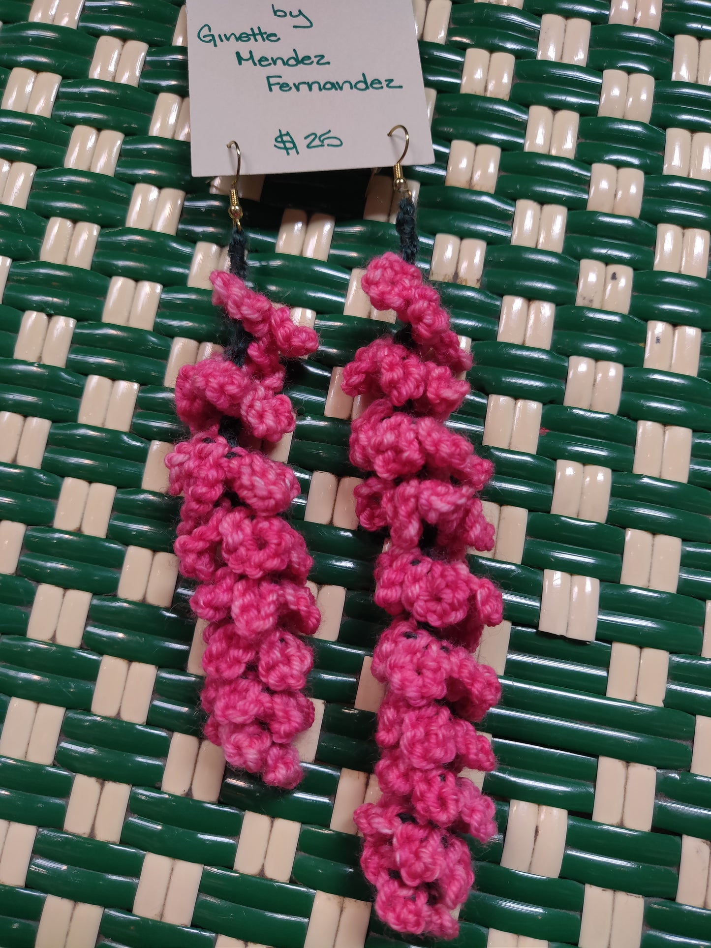 Crochet Wisteria Earrings
