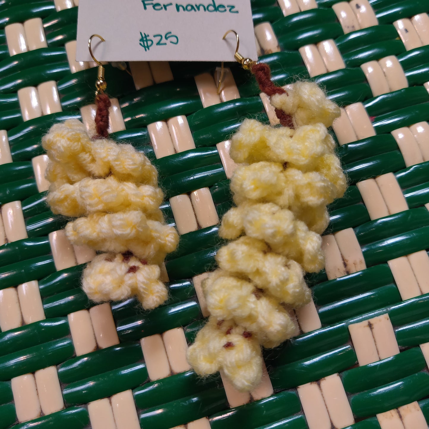 Crochet Wisteria Earrings