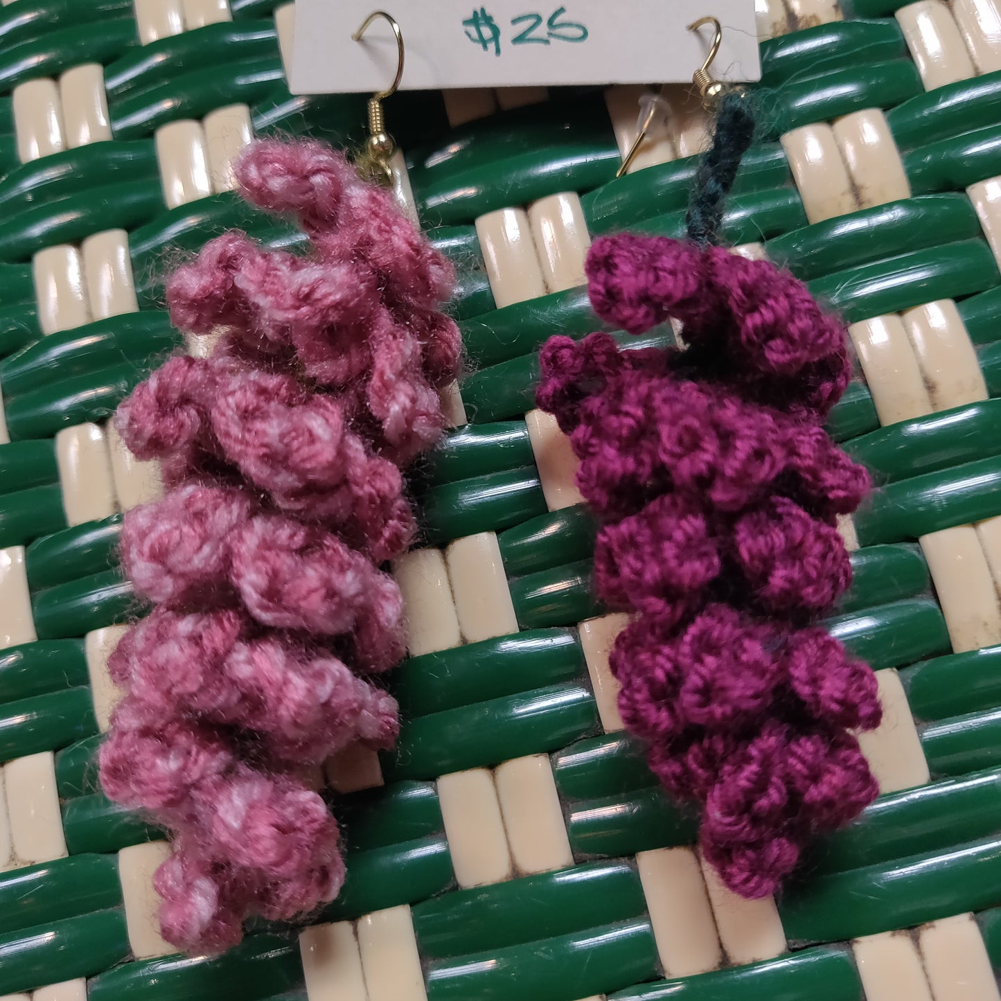 Crochet Wisteria Earrings