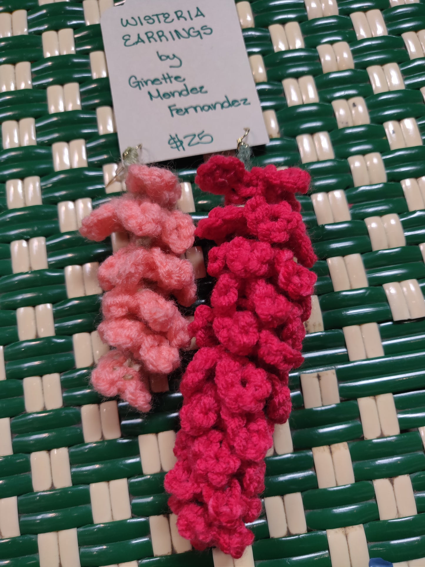 Crochet Wisteria Earrings