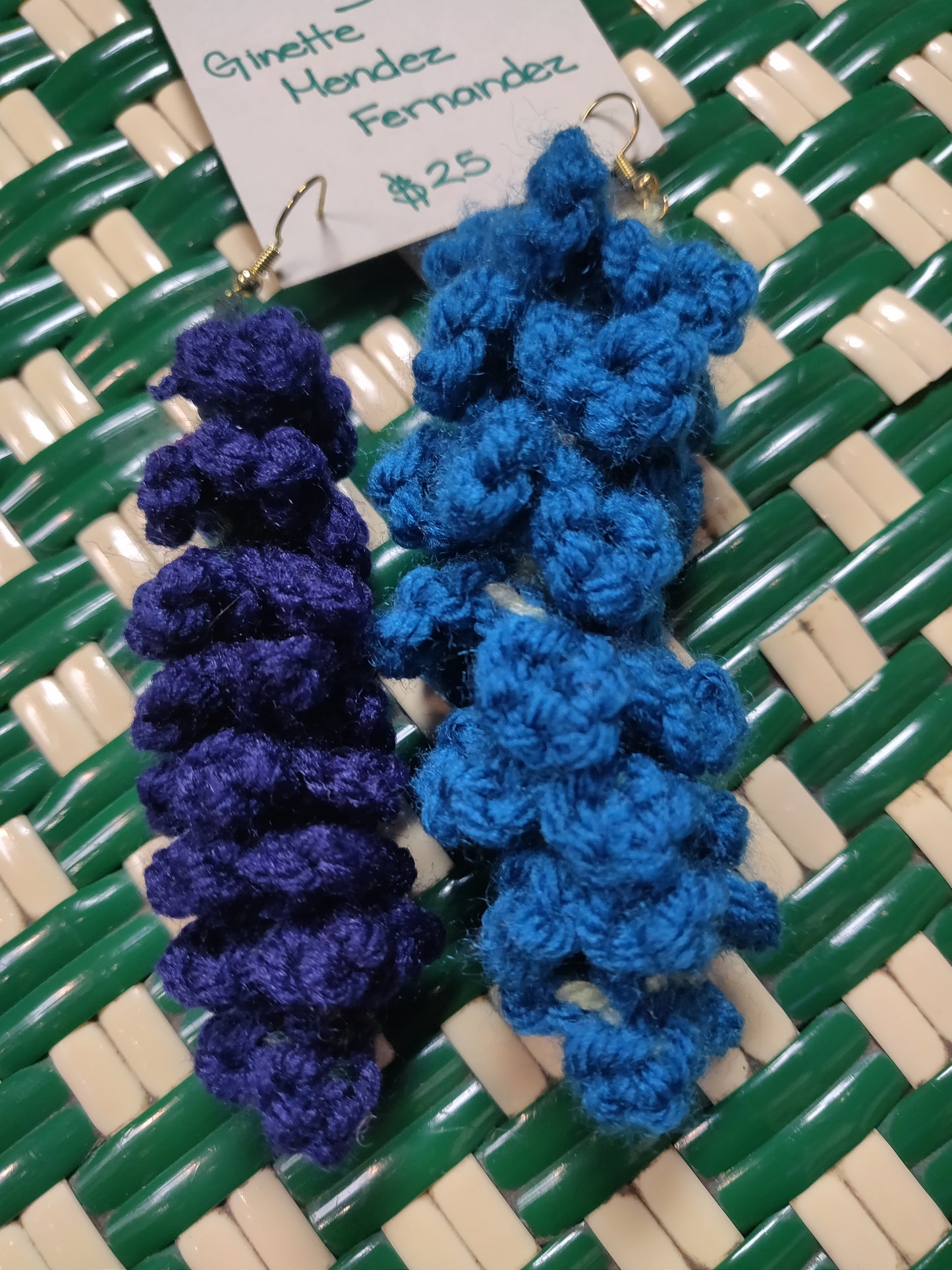Crochet Wisteria Earrings