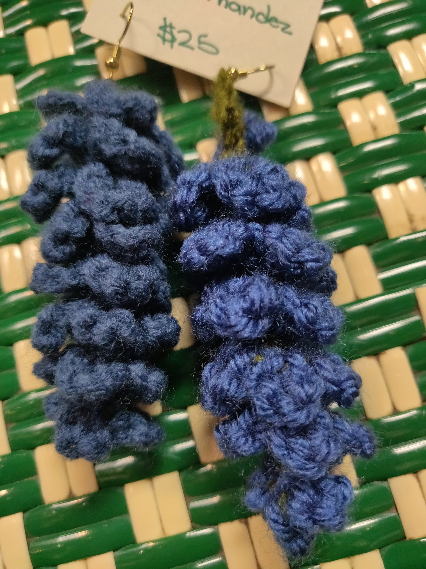 Crochet Wisteria Earrings