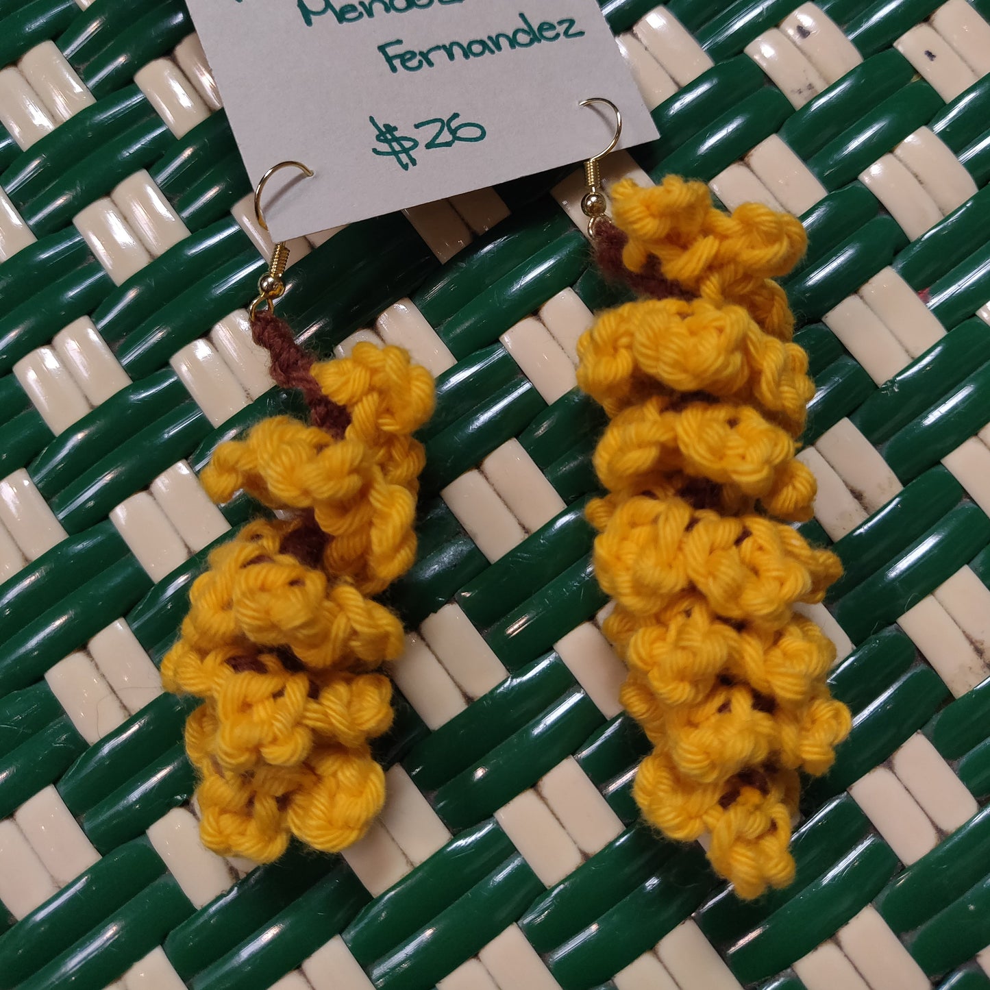 Crochet Wisteria Earrings