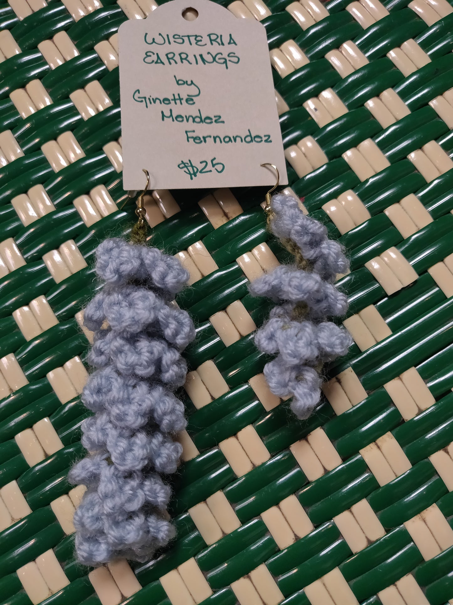 Crochet Wisteria Earrings