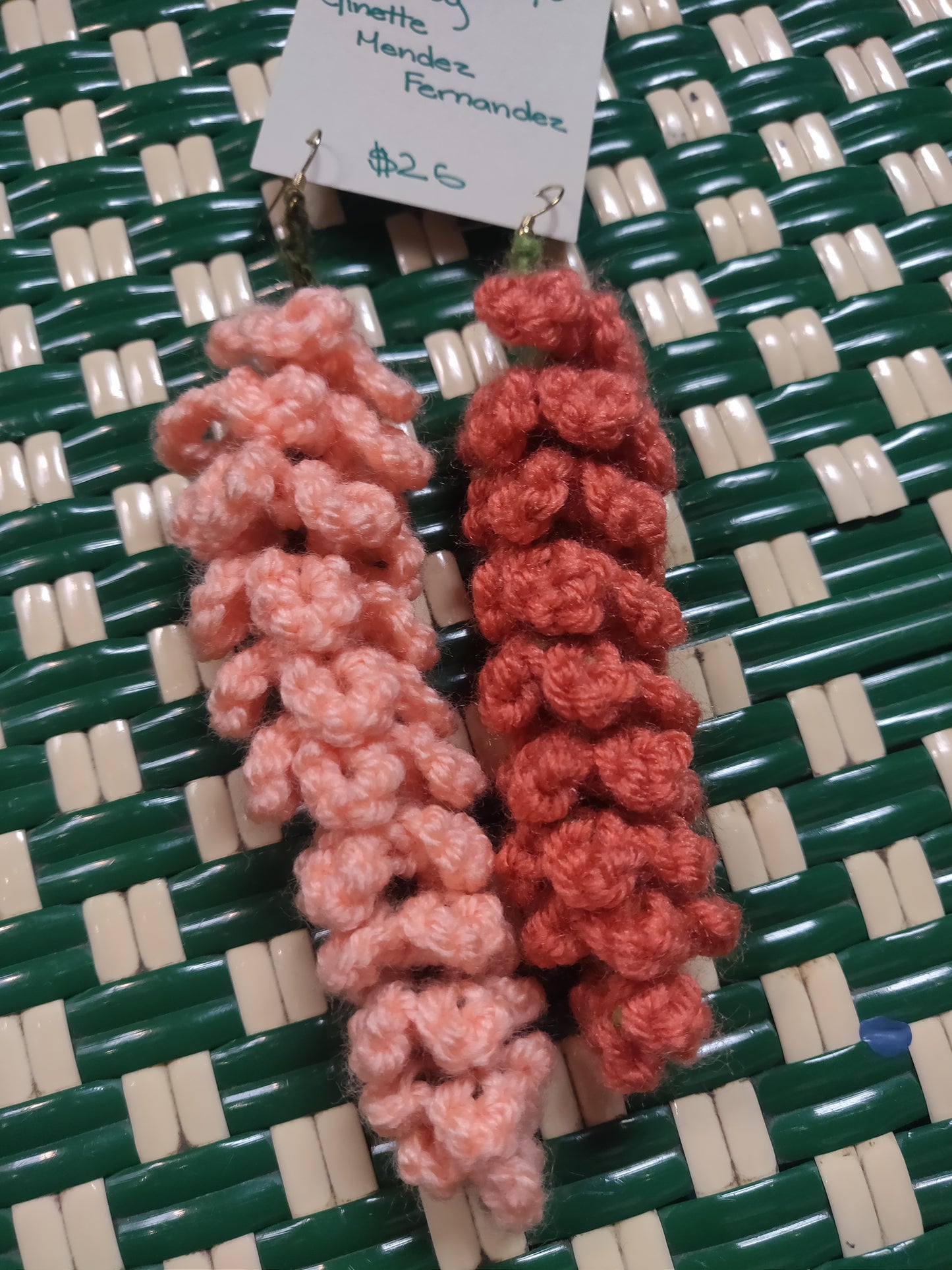Crochet Wisteria Earrings