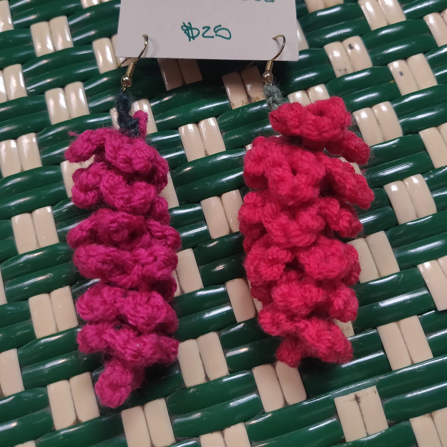 Crochet Wisteria Earrings
