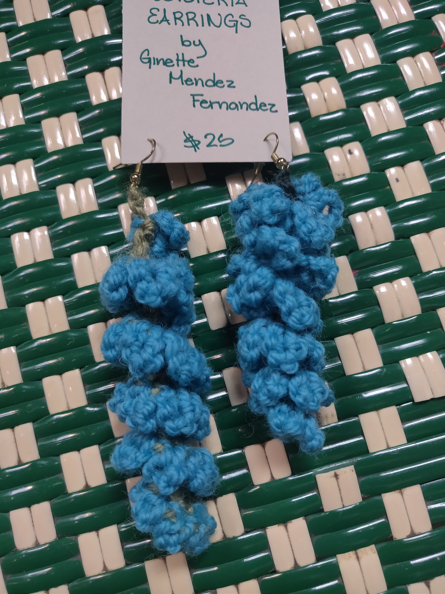 Crochet Wisteria Earrings
