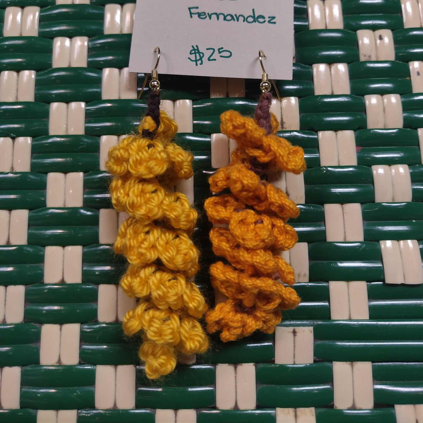Crochet Wisteria Earrings