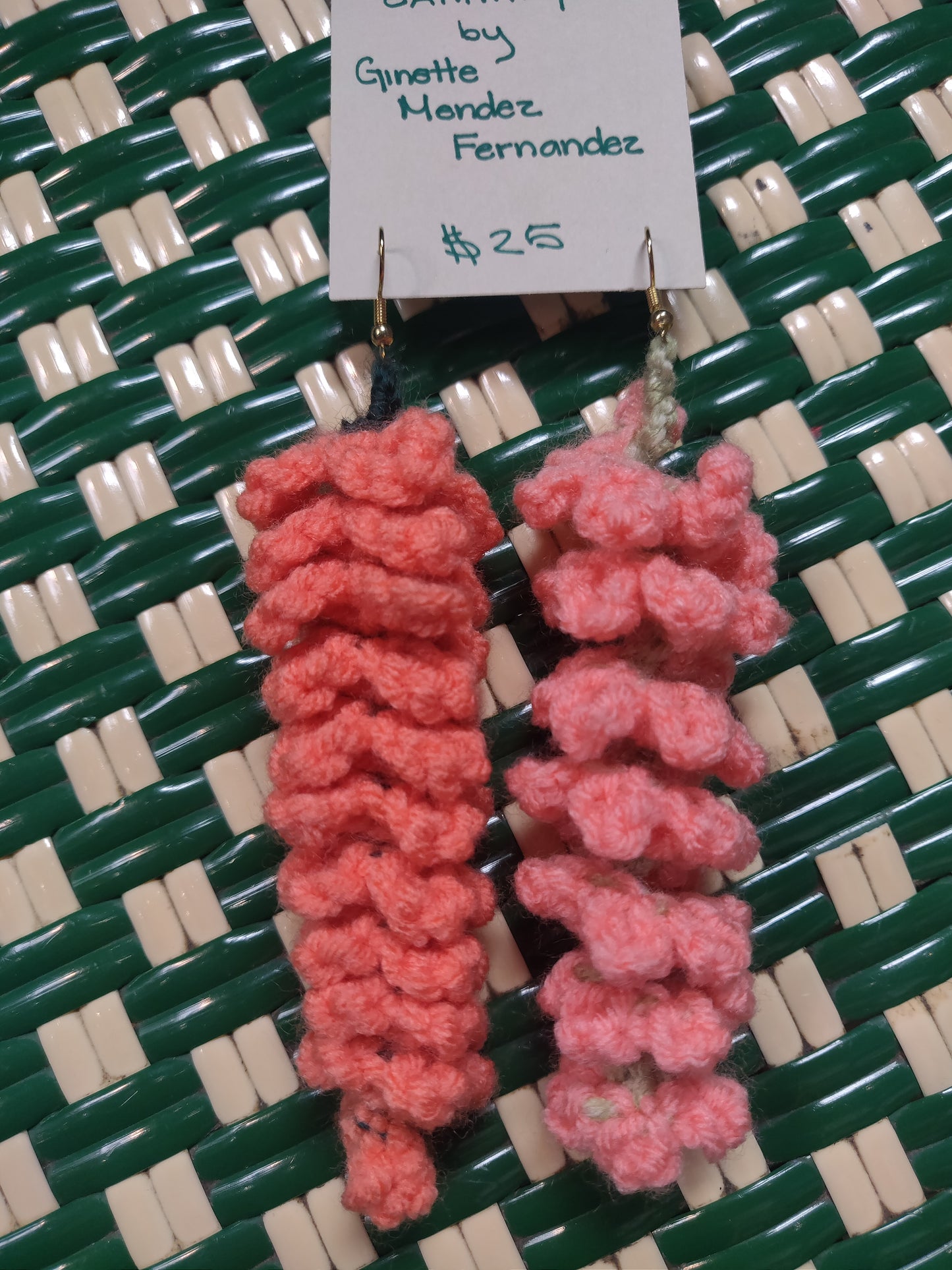 Crochet Wisteria Earrings