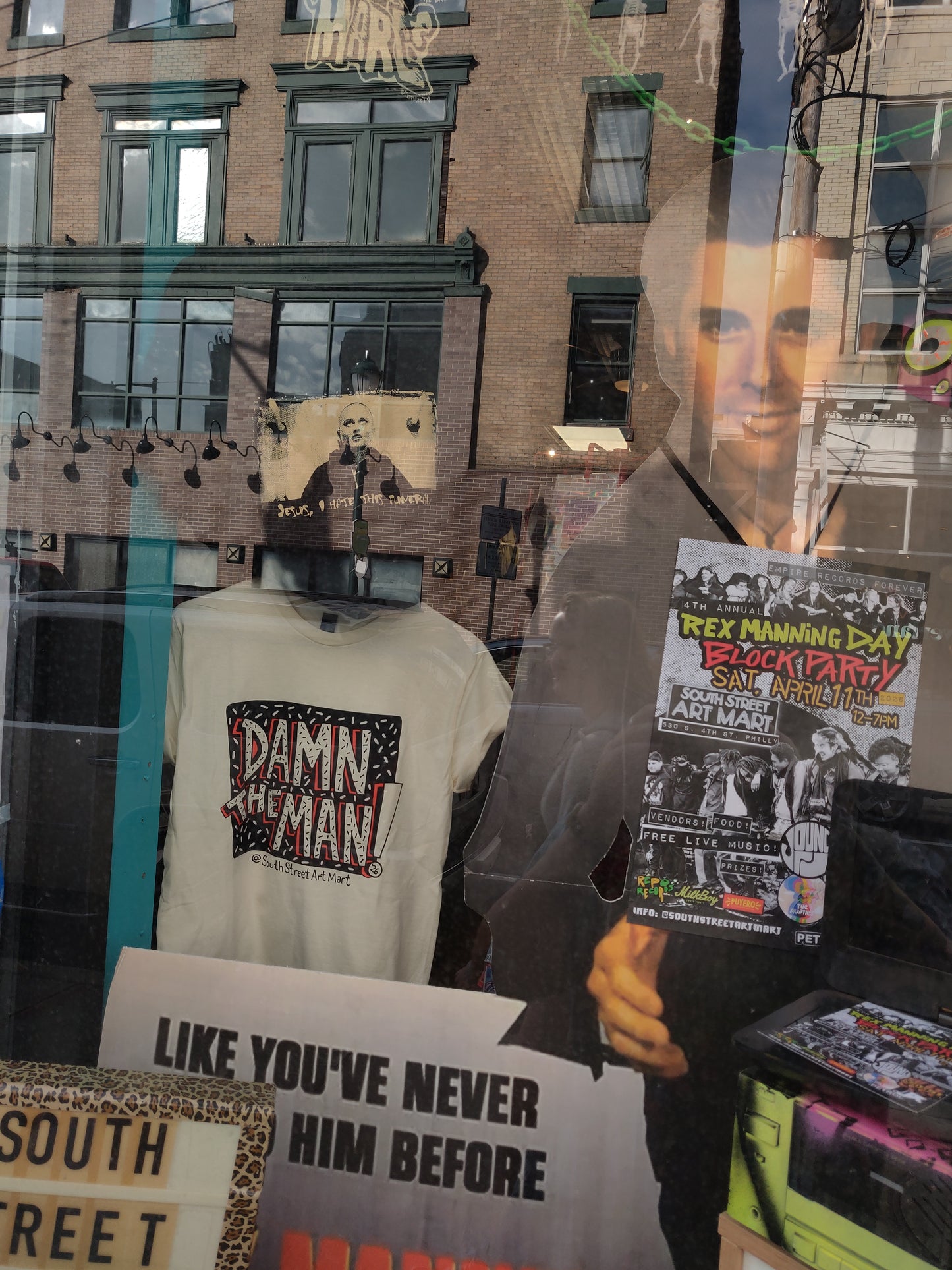 Damn the Man! Fundraiser T-SHiRT Empire Records Rex Manning Day 2026 Exclusive