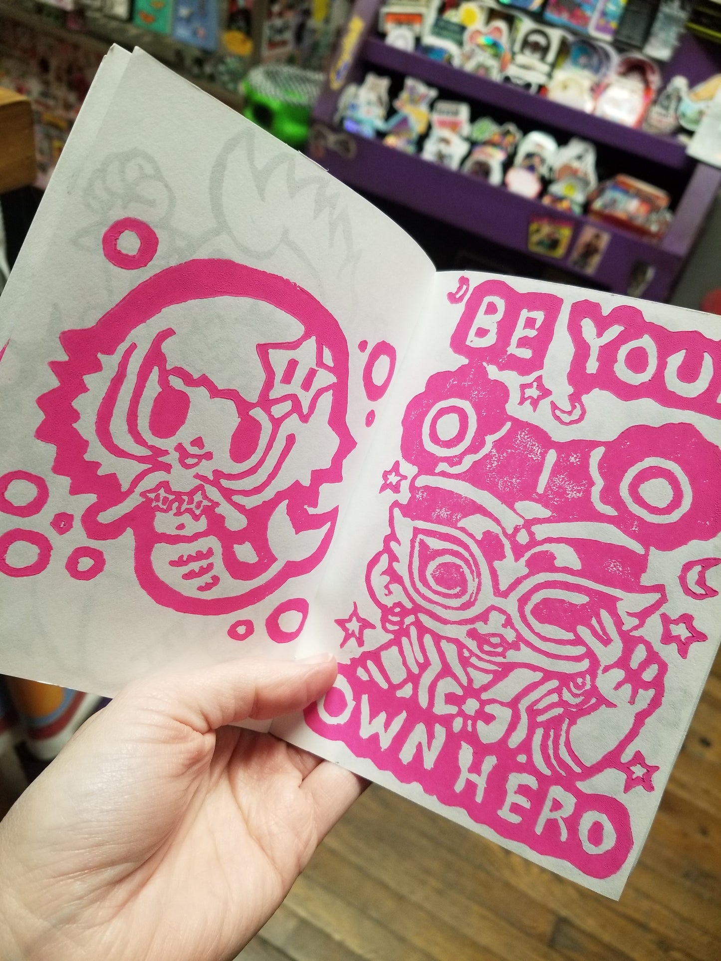 Make Art Not War: A Block Print ZINE by Riot NJ