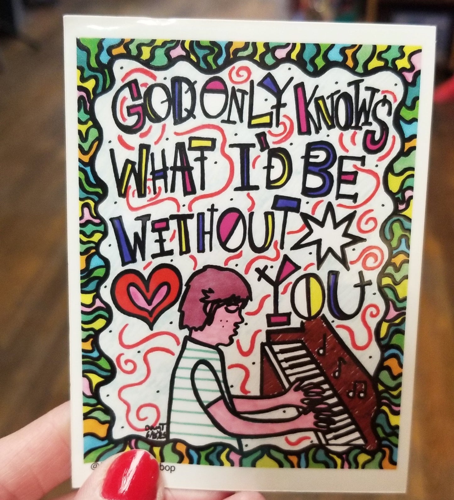 God Only Knows STICKER
