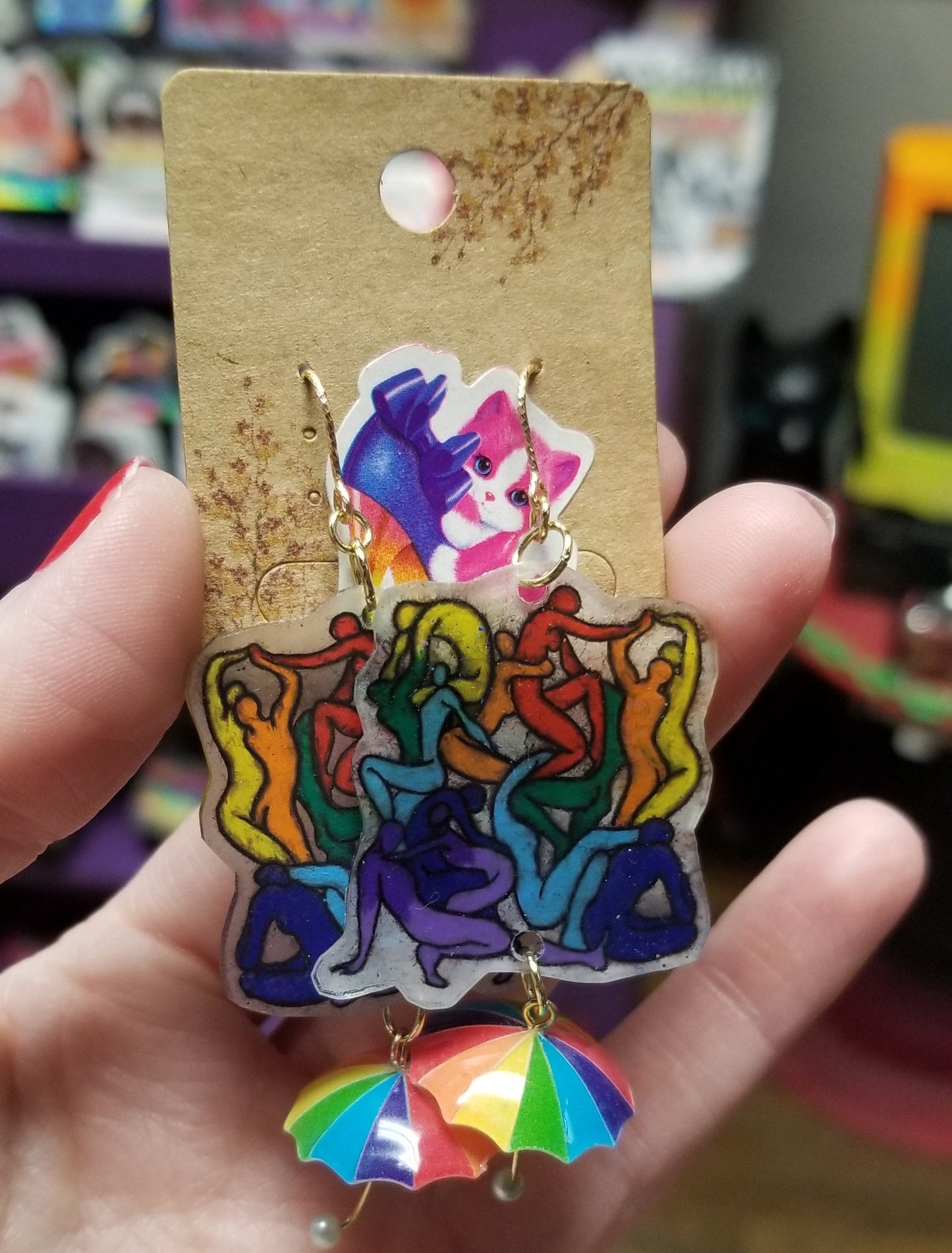 It's Raining Gays EARRINGS by ThEm's