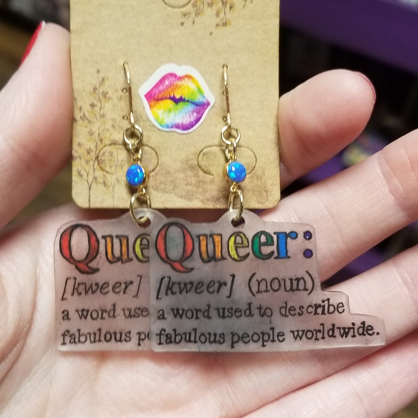 Queer Definition EARRINGS by ThEm's