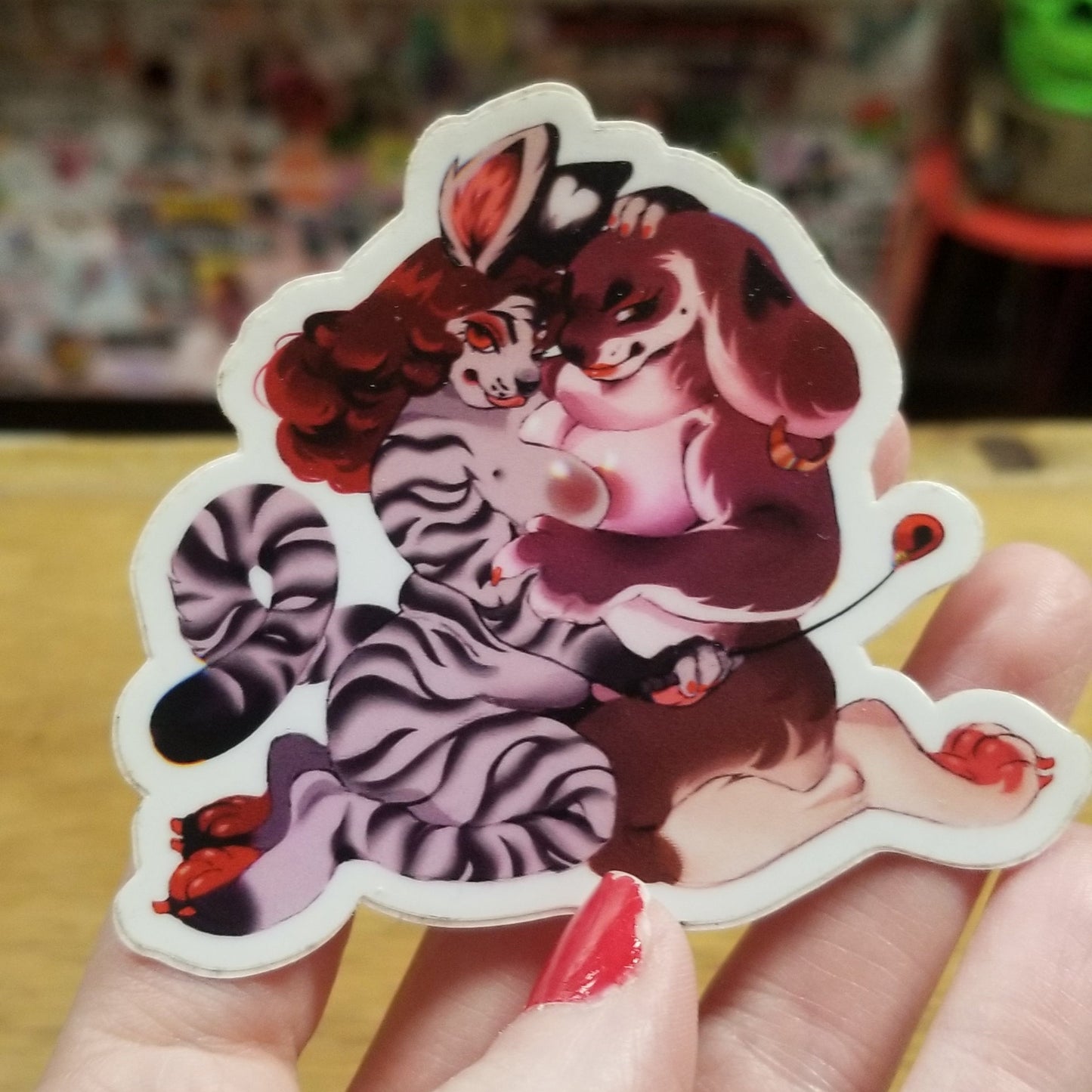 Snuggle STICKER