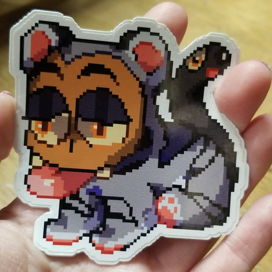 Tails and Tongue STICKER
