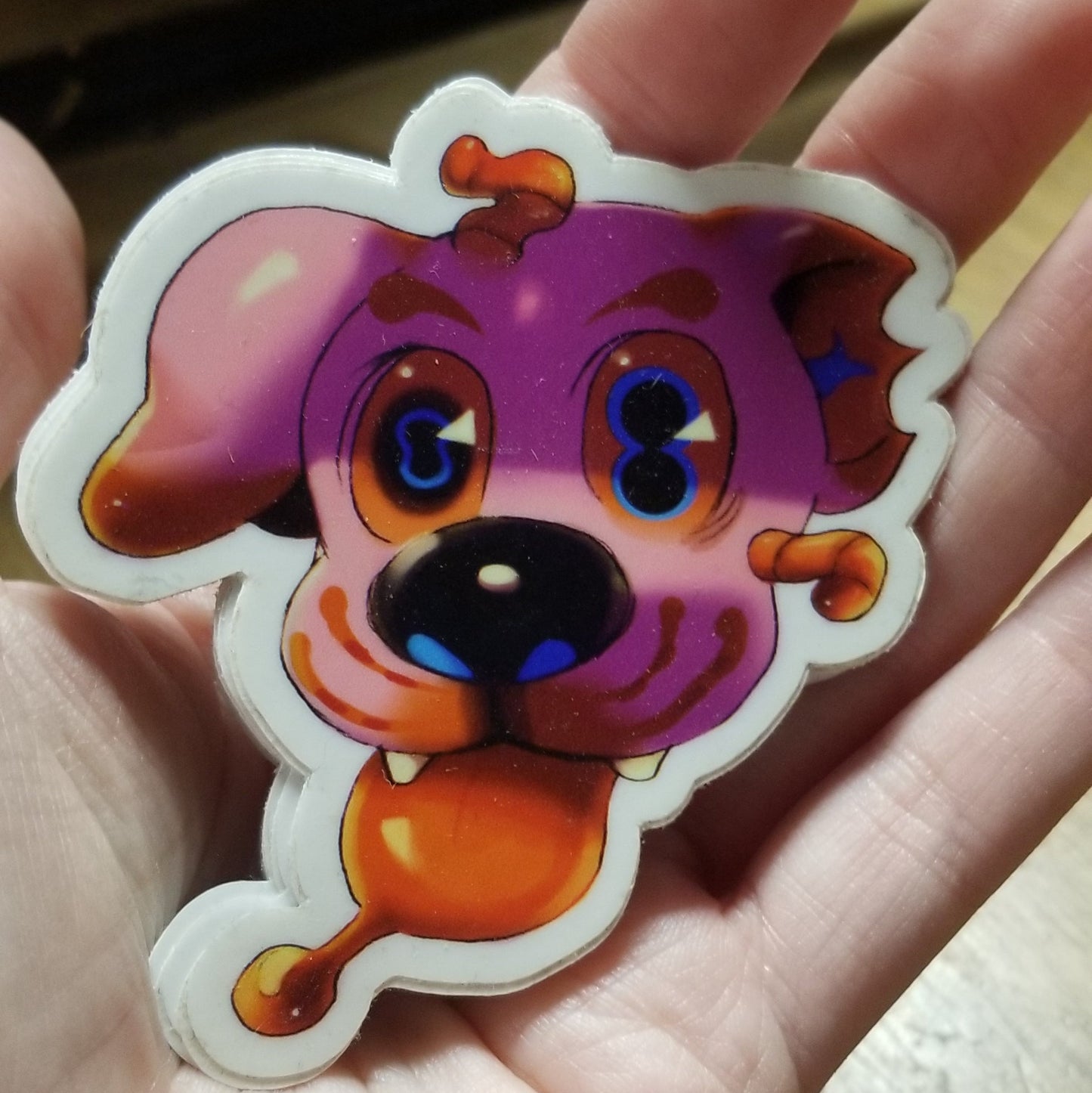 Pink Dog STICKER