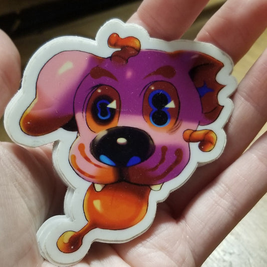 Pink Dog STICKER