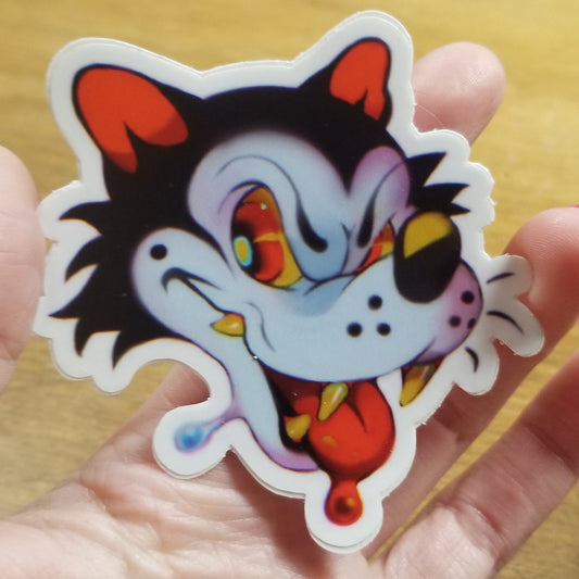 Sneaky Wolf STICKER