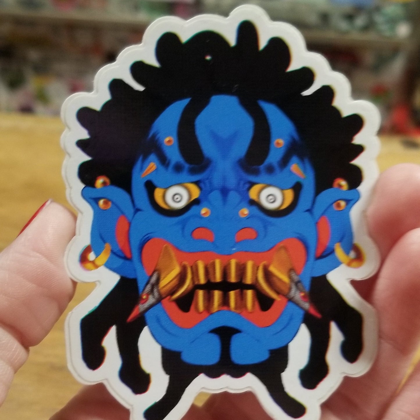 Blue Mask STICKER