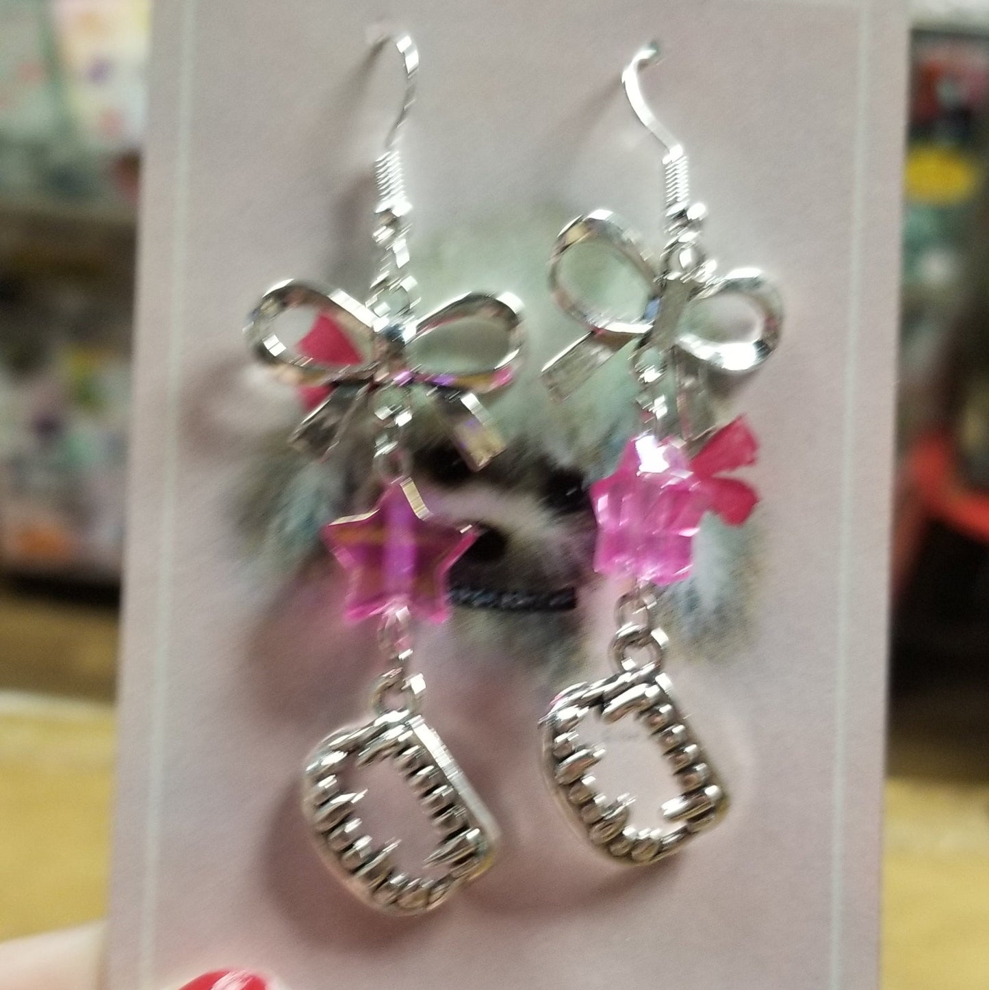 Fangs Stars & Bows EARRINGS by Skullduggery Studio