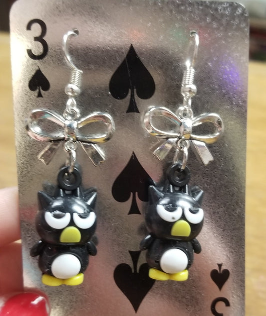 Batz and Bows EARRINGS by Skullduggery Studio