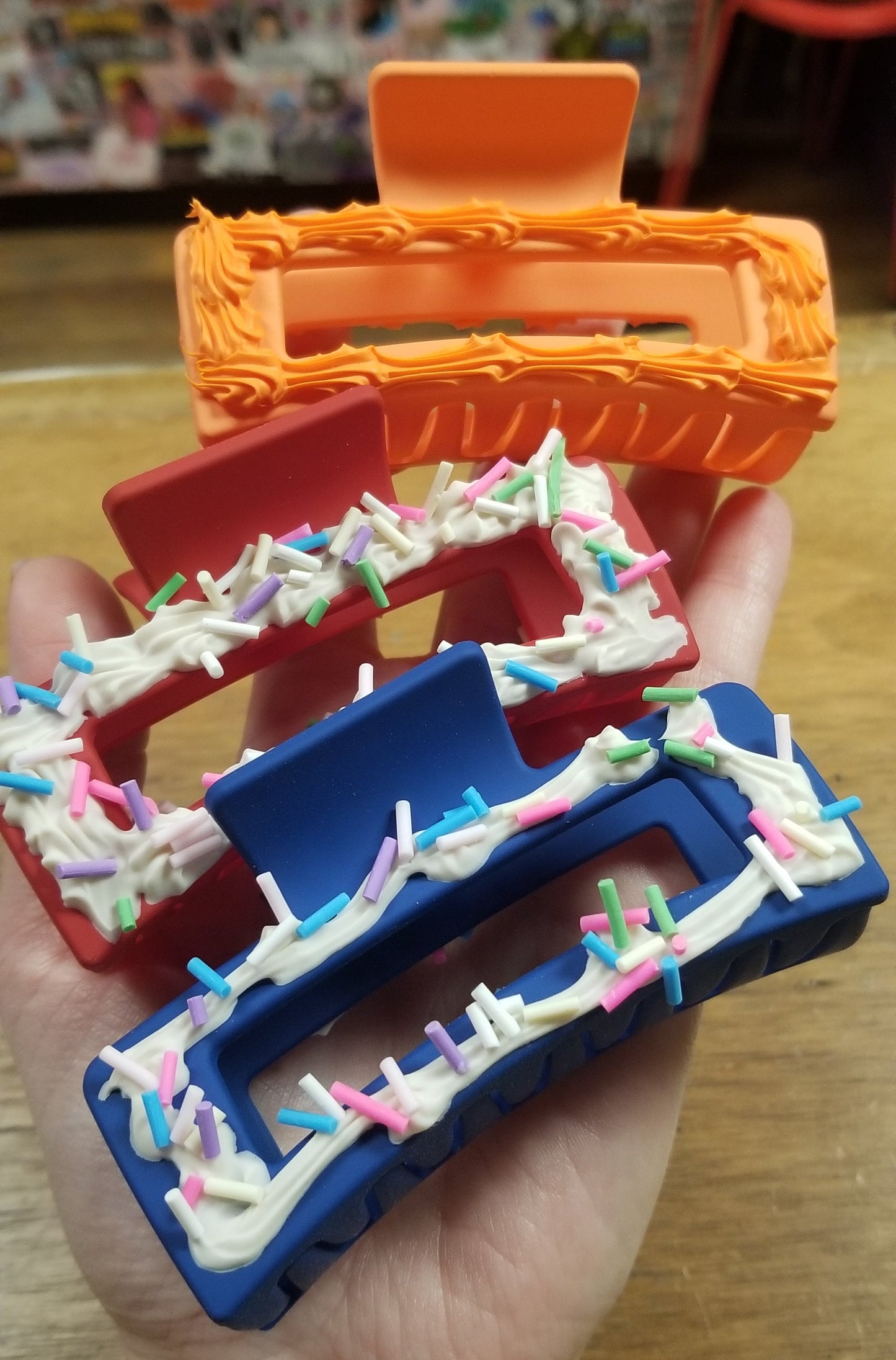 Iced Fake Cake HAIR CLIP