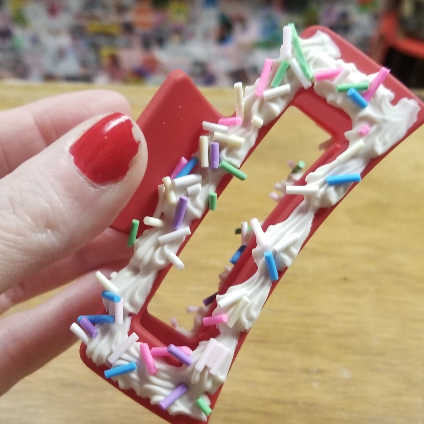 Iced Fake Cake HAIR CLIP