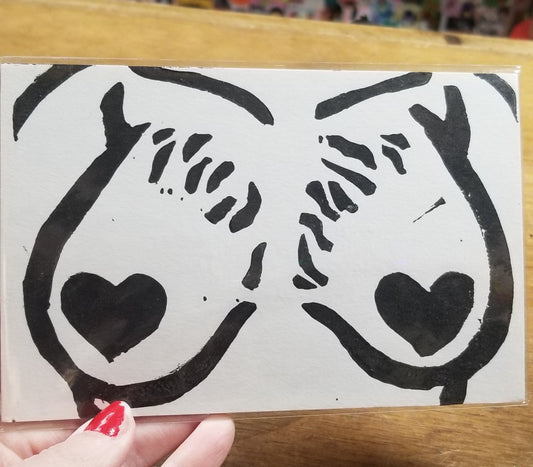 Heart Pasties small PRINT