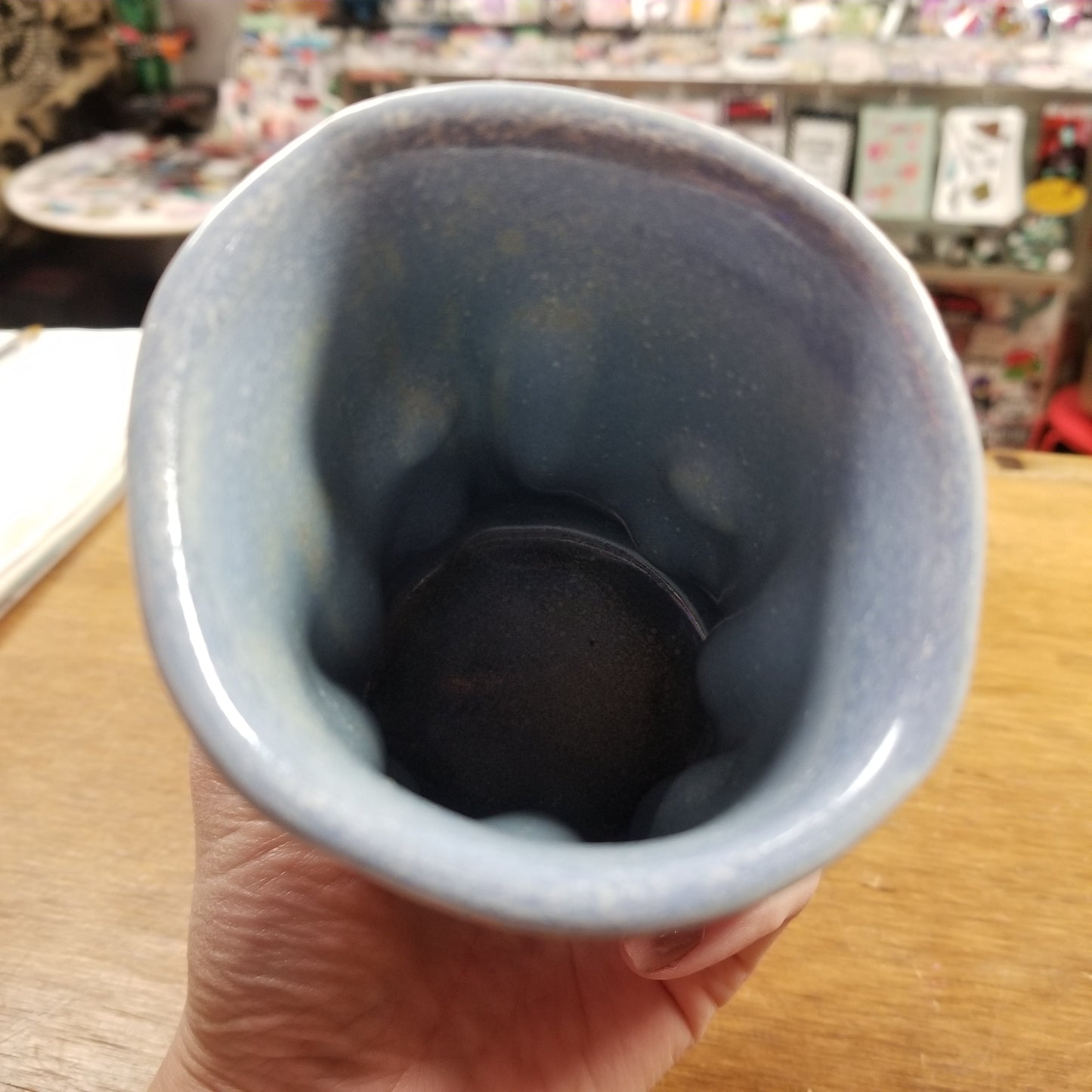 Small Beeb Heads and Eye CUP/VASE
