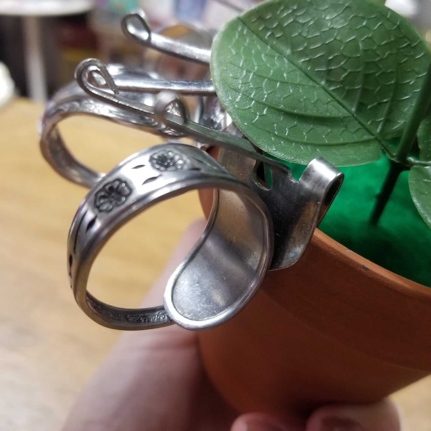 Upcycled Fork Snail Plant Buddy