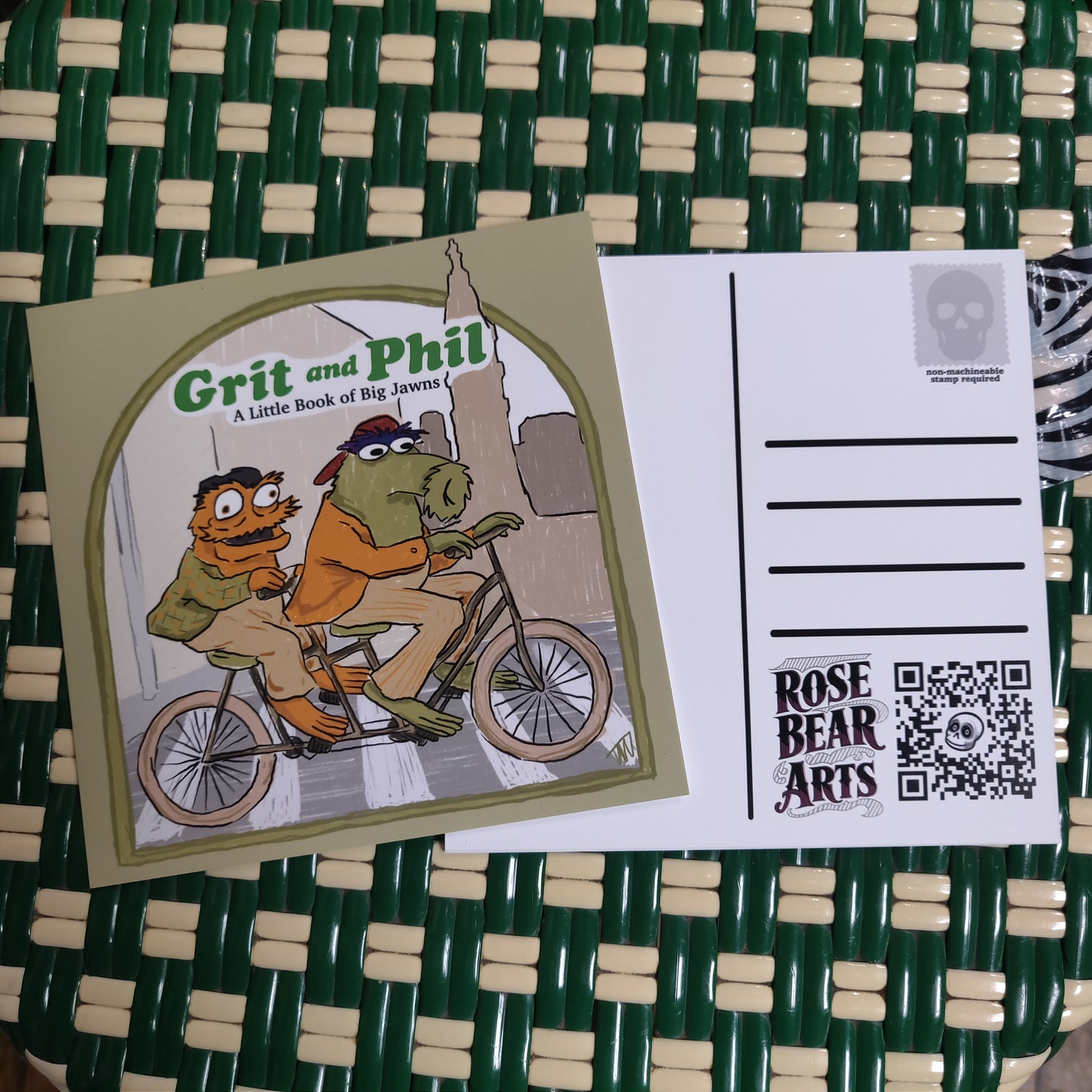 A Little Book of Big Jawns Square POSTCARD / PRINT